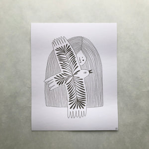 Just Like Winter - linework
